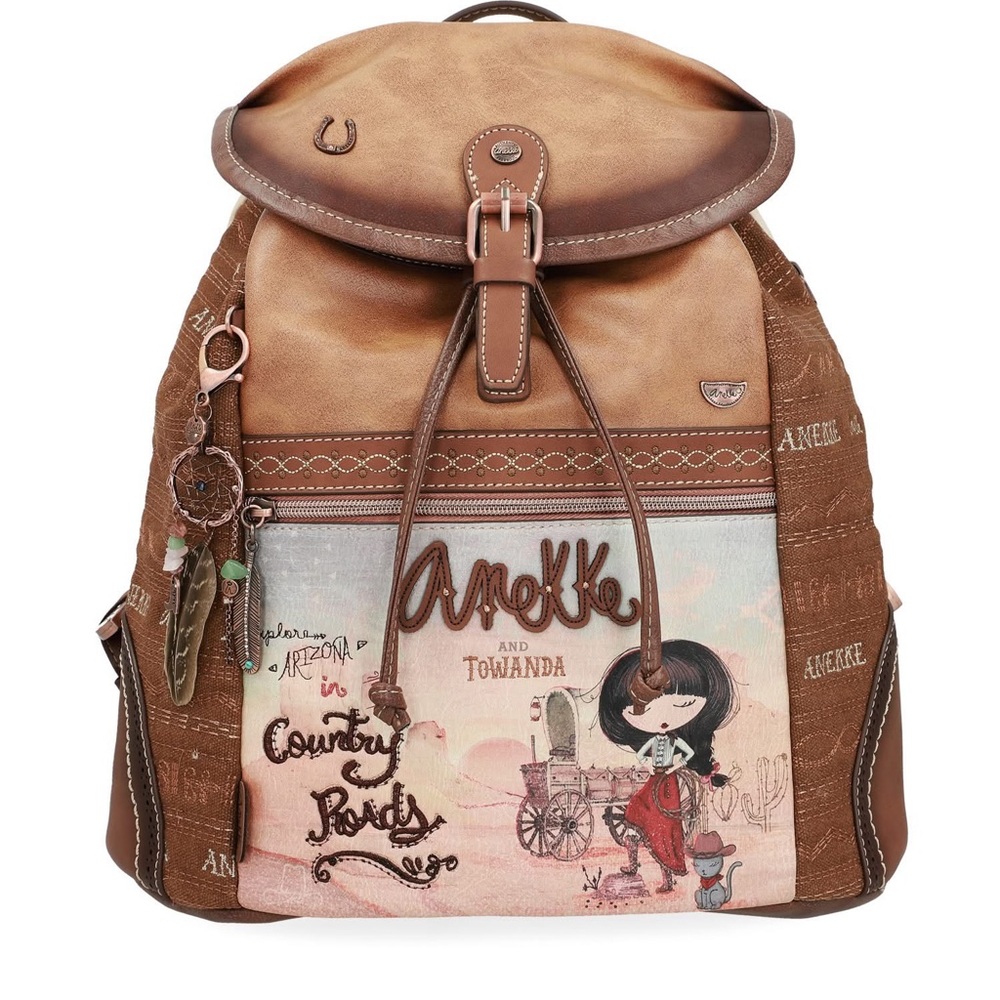 Anekke Brown Backpack - Picture 4 of 10